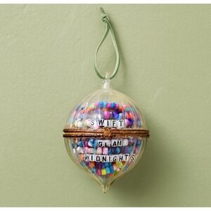 Hearth & Hand Magnolia Glass Ornament Swiftie Friendship‎ Bracelet Eras  Ribbed